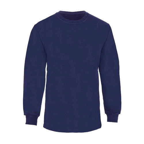 Bisiklet Yaka 3 İplik Sweatshirt Lacivert