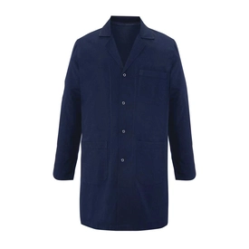 Unisex İş Önlüğü Çıtçıtlı Lacivert